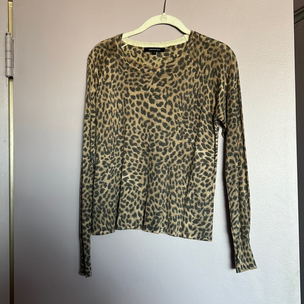 Cheetah Print Sweater